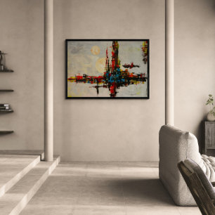 Póster Arte de Sonho Abstrato