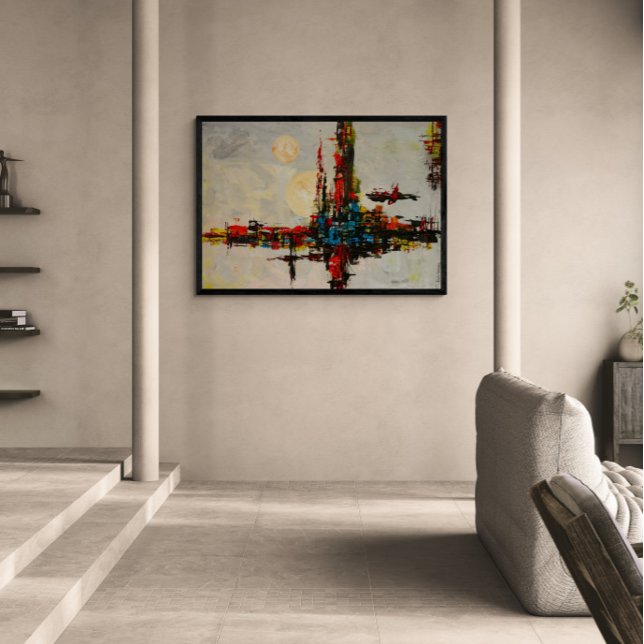 Póster Arte de Sonho Abstrato (Criador carregado)