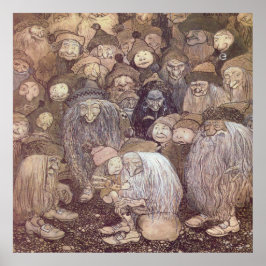 Poster Arte de Troll de John Bauer