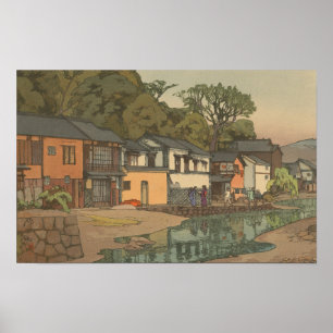 Poster Arte de Ukiyoe do japonês (Hiroshi Yoshida)