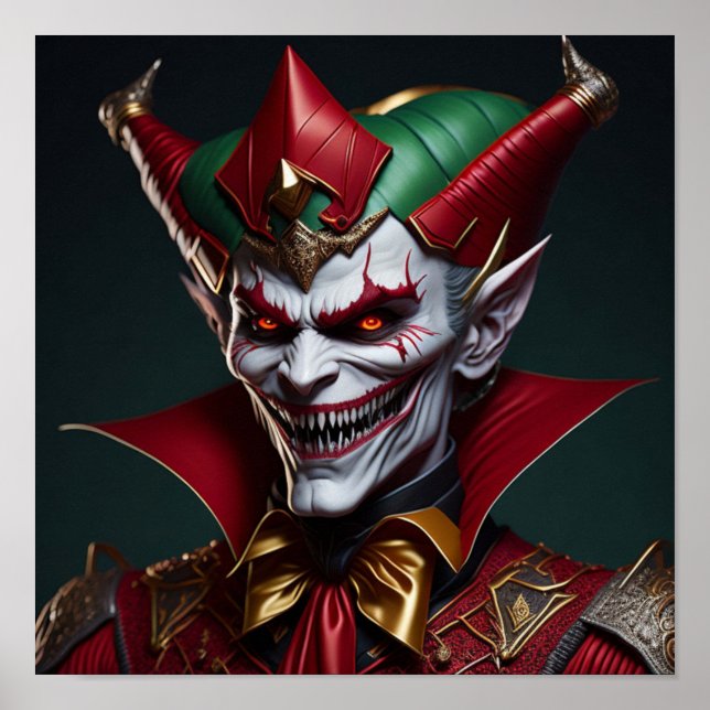 Poster Arte de Vampiro Gerada por AI (Frente)