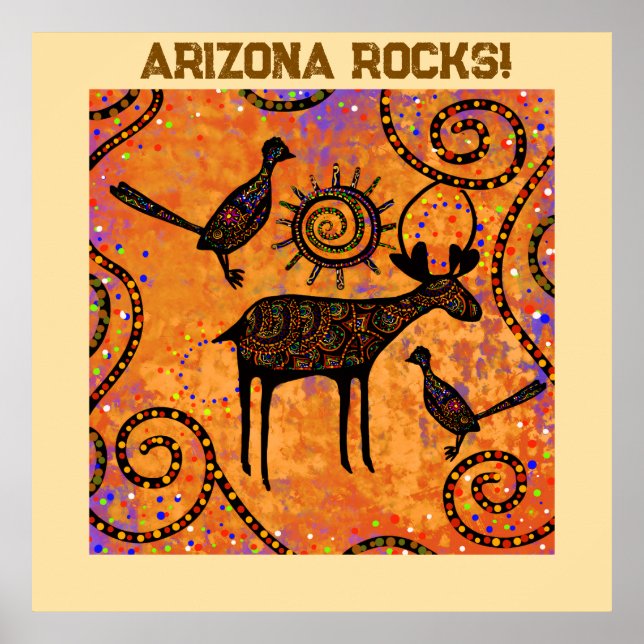 Poster Arte de Veado (Frente)