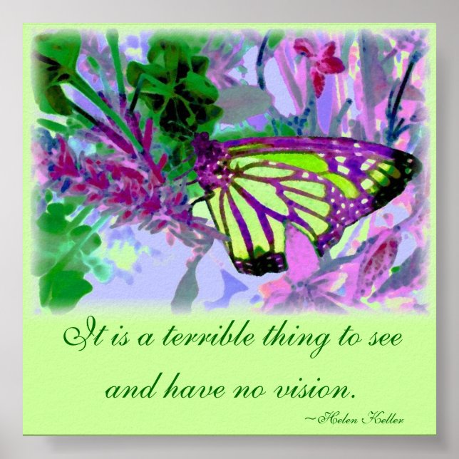 Póster Arte de Visão Butterfly (Frente)