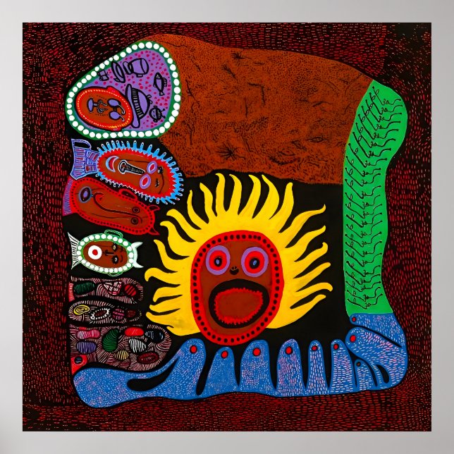 Poster Arte de Yayoi Kusama (Frente)