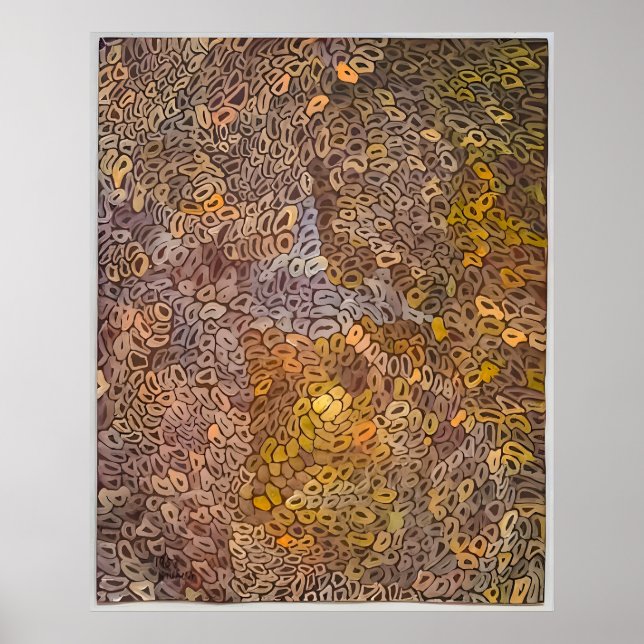 Poster Arte de Yayoi Kusama (Frente)