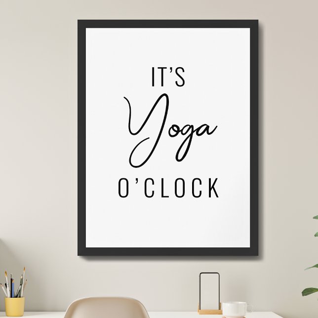 Poster Arte de Yoga minimalista - Inspiração personalizáv (Criador carregado)