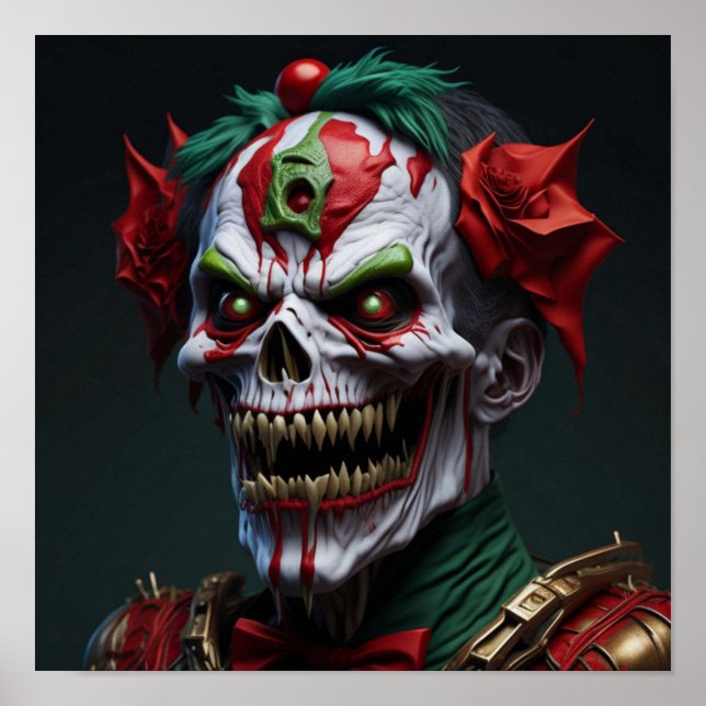 Poster Arte de Zumbi Gerada por IA (Frente)