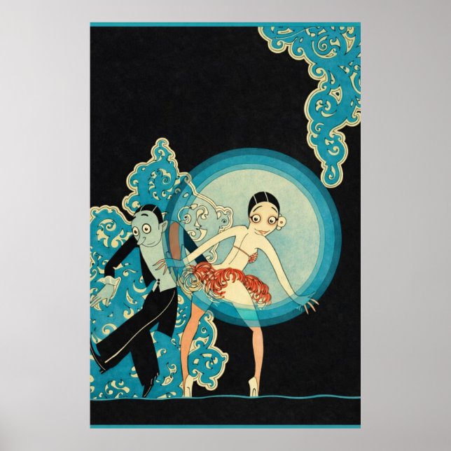 Poster Arte Deco Antiga - Para Todos - Josephine Baker (Frente)