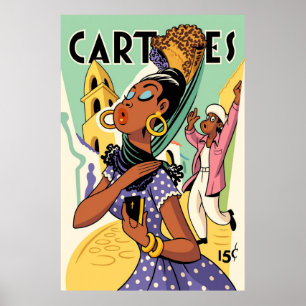 Poster Arte Deco Antigo - Cartazes - Depois da Igreja