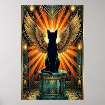 Arte Deco Gato Adormecido Enrolado Arte de Parede
