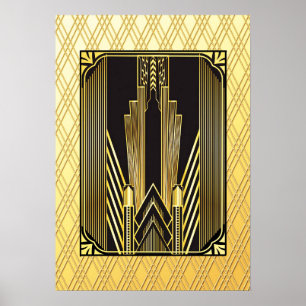 Poster Arte Deco Icônica