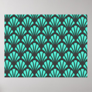 Poster Arte Deco Shell Shell