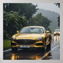 Arte Decorativa - Conduzir Na Chuva #2