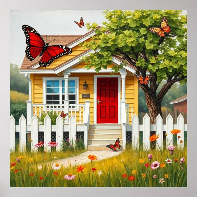 Poster Arte Decorativa - Home Sweet Home #4 (Frente)