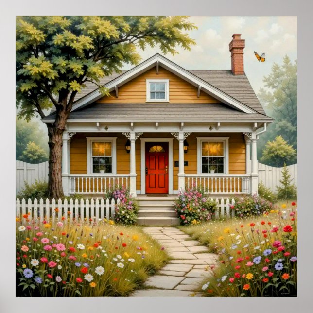 Poster Arte Decorativa - Home Sweet Home #5 (Frente)