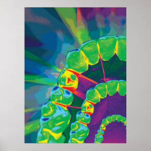 Póster Arte dental