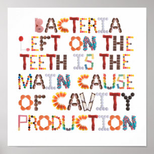 Poster Arte Dia de as Bruxas engraçado para Dentista