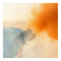 Arte Difuso Neutro Quente Abstrato