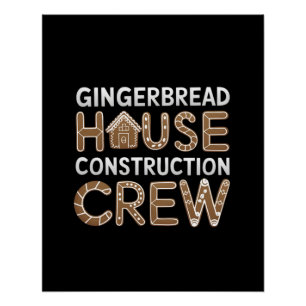 Póster Arte Digital Da Tripulação De Construção De Ginger