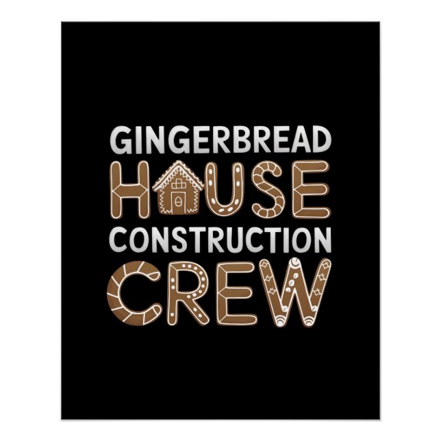 Póster Arte Digital Da Tripulação De Construção De Ginger (Frente)