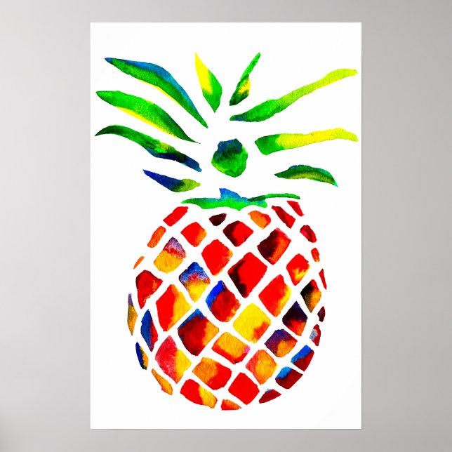 Poster Arte do abacaxi fungo (Frente)