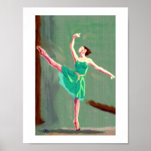 Poster Arte do amor do balé