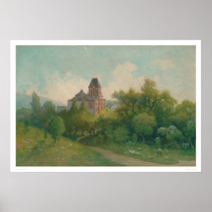 Póster Arte do bacon e construção de biblioteca, Uc