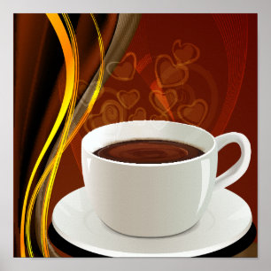 Póster Arte do café do café