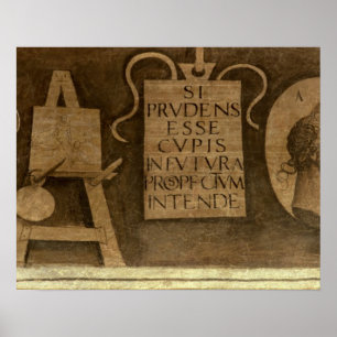 Póster Arte, "do ciclo das humanidades (fresco)