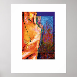 Póster Arte do cobrir - dança do fogo - Montreuil