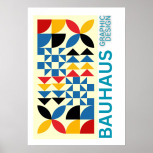Poster Arte do Design Moderno Minimalista Bauhaus