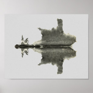 Poster Arte do divertimento do teste da mancha de tinta