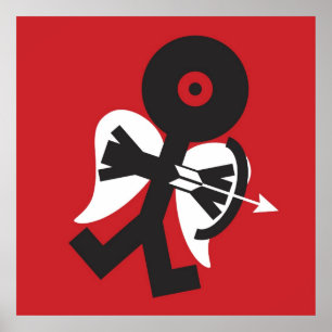 Póster Arte do ícone do Cupido