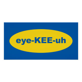 Póster Arte do Logotipo da IKEA
