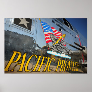 Póster Arte do nariz de WWII