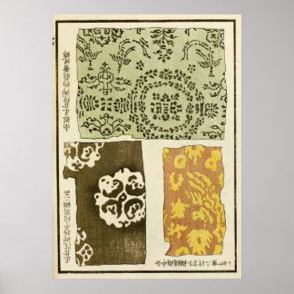 Poster Arte do Patrimônio da Dinastia Qing Chinesa de 187