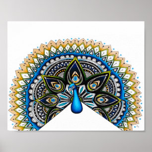 Poster Arte do pavão