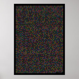 Póster Arte do Pi - Pi ao 3,141th lugar decimal