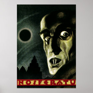 Poster Arte do Promo de Nosferatu do vintage