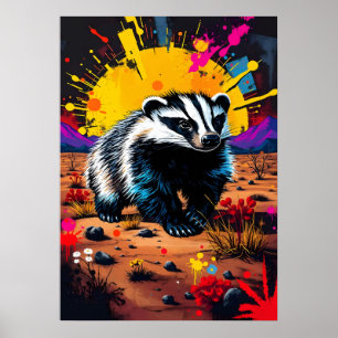 Poster Arte do Texugo Melero