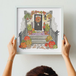 Poster Arte doméstica do Halloween