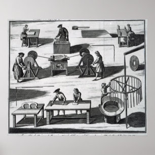 Póster Arte e mistério da cera de Fazer e do sebo