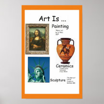 Arte é pintura, cerâmica, escultura (2/4)