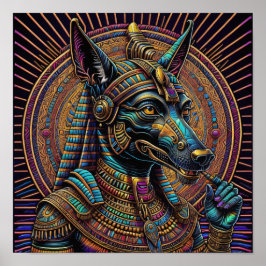 Poster Arte Egípcia Anubis