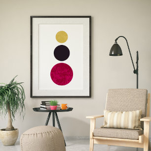 Poster Arte elegante Abstrato minimalista moderna