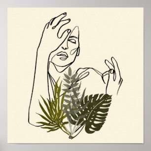 Poster Arte em Planta