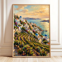 Arte em Tela de Campo Impressionista