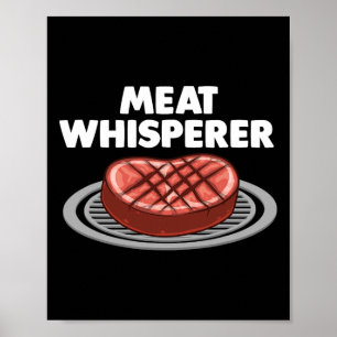 Poster Arte Engraçada À Carne Para Homens Mulheres Que Gr