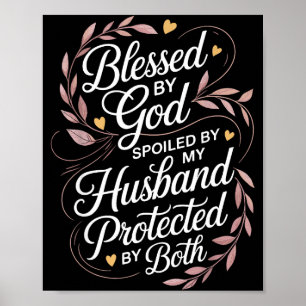 Poster Arte engraçada da esposa siled para mulheres menin