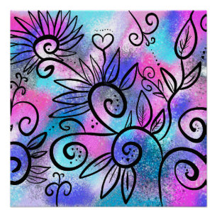 Póster Arte engraçada de pássaros